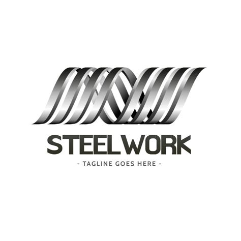 Steel Metal Business Logo Design Template Postermywall