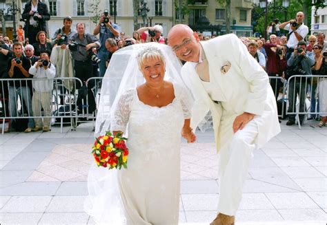 photos mariage de mimie mathy et benoist gérard à neuilly sur seine en 2005 gala
