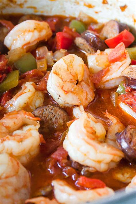 Ended up using turkey sausage and shrimp. Whole30 Gumbo with Shrimp and Sausage - Hungry by Nature