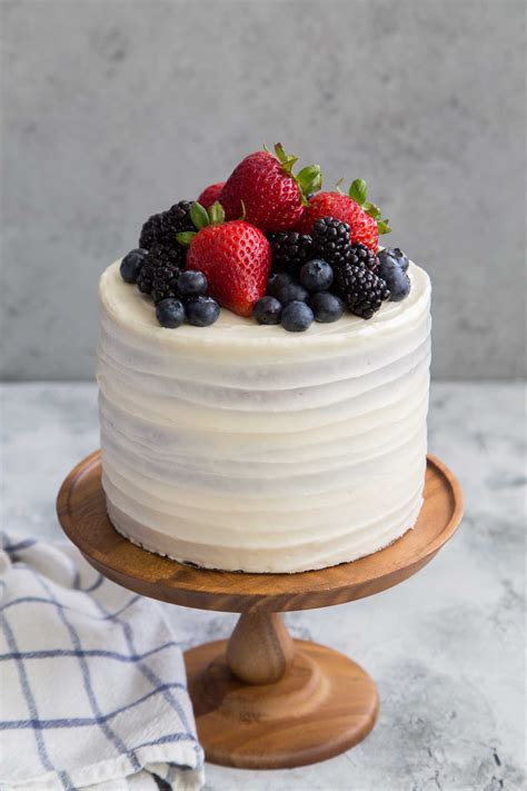 Mixed Berry Layer Cake With Cream Cheese Frosting The Little Epicurean