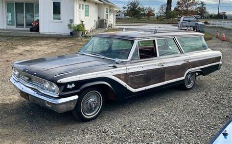 390 Powered Wagon 1963 Ford Country Squire Barn Finds
