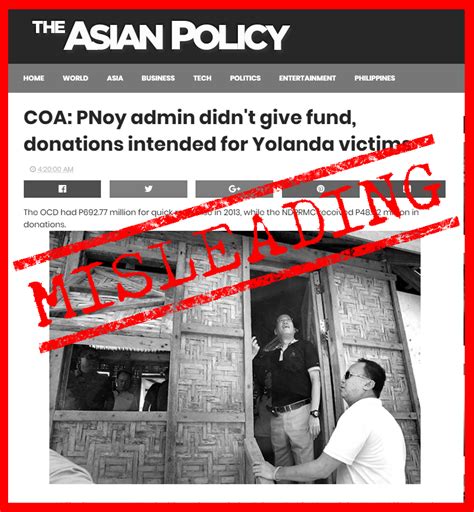 Vera Files Fact Check Online Posts Mislead With Old Story On Noynoy Aquino S Undistributed