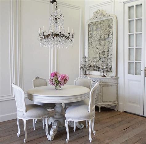 Elegant, fashionable, and clean they. Full Bloom Cottage | Shabby chic dining room, Shabby chic ...