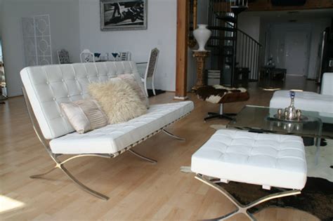 Barcelona designs couldn't say behind, we wanted you to feel confident enough using iconic pieces like the barcelona chair as well as many other icons from our barcelona collection and our best sellers to do some interior design at your own pace. Fran.K.Inc: "Take a Seat..."