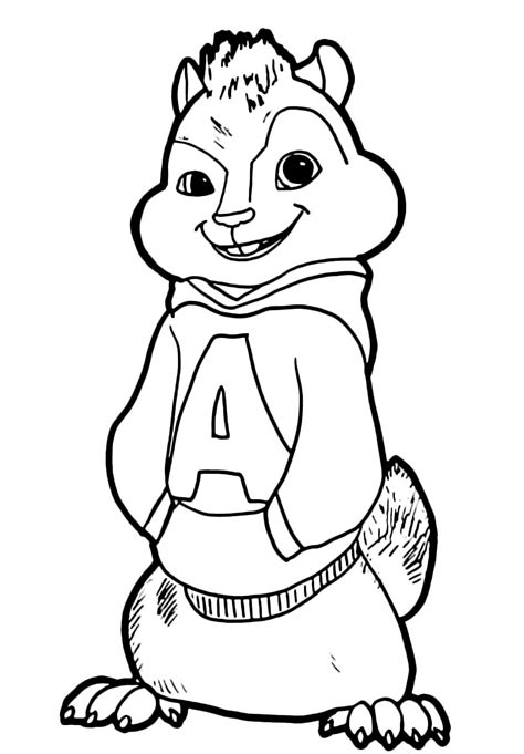 Alvin And The Chipmunks Da Stampare E Colorare Immagini Colorare