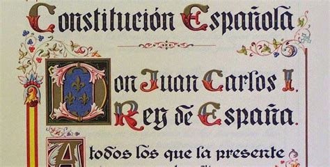 La Constitución Española 1978 Apunte