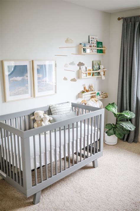 The white quartz countertops and gold hardware give a little glam to this kitchen. Pin on Sage Green Nursery