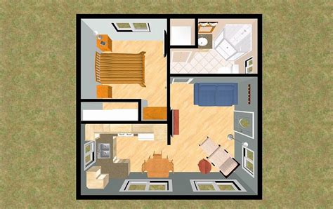 Check spelling or type a new query. House Plans Under 400 Sq Ft 16x30 1 Bedroom House 16x30h1 ...
