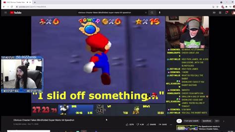 Moistcr1tikal Reacts To Cheater Faking Blindfolded Super Mario 64 Speedrun Youtube