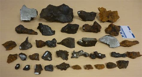 1 Samples Provided By The National Meteorite Collection Of Canada And