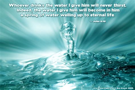 John 414 Illustrated Quench Your Thirst — Heartlight® Gallery