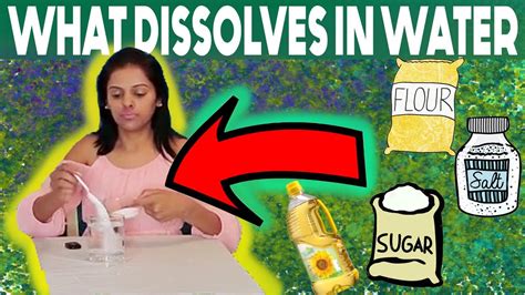 What Dissolves In Water Science Experiments For Kids Youtube
