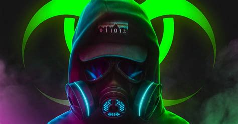 Gas Mask Anonymous Hoodie Guy