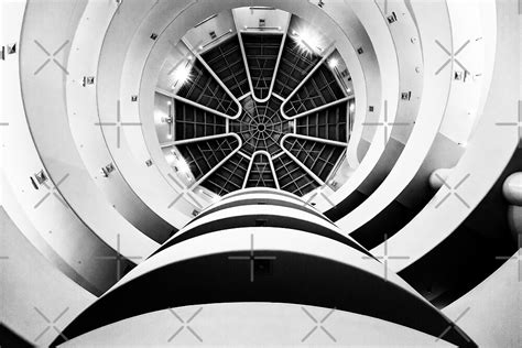 Solomon R Guggenheim Museum New York Photography Black And White