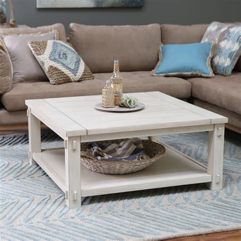 A storage coffee table can keep blankets and board games within easy reach without cluttering your space. Belham Living Westcott Square Coffee Table - CS-91087-AW ...