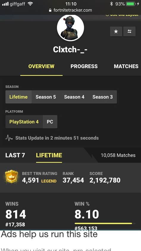 Our fortnite stats checker works for ps4, xbox and pc. Whats Trn Rating Fortnite Tracker