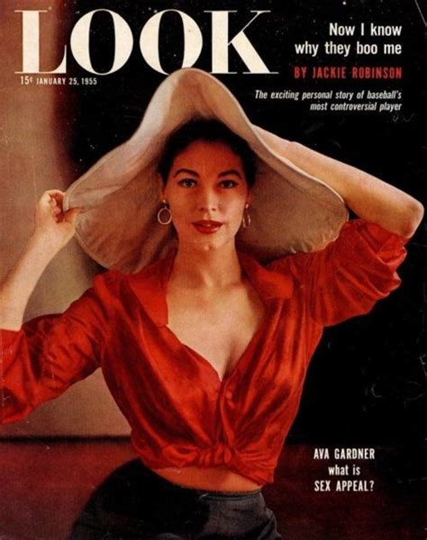 Ava Gardner On The Cover Of Look Magazine January 25 1955 USA Photo