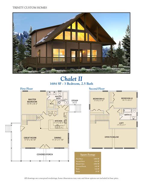 Chalet Ii Custom Home Plan Trinity Custom Homes