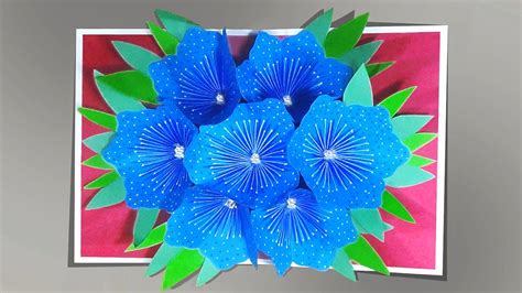 When you design your greeting cards, you have control over the look and sentiment so that your card delivers just the right message. How To Make A 3d Flower Pop UP Card | - YouTube