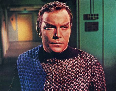 James Tiberius Kirk William Shatner Disguised As A Romulan From Star