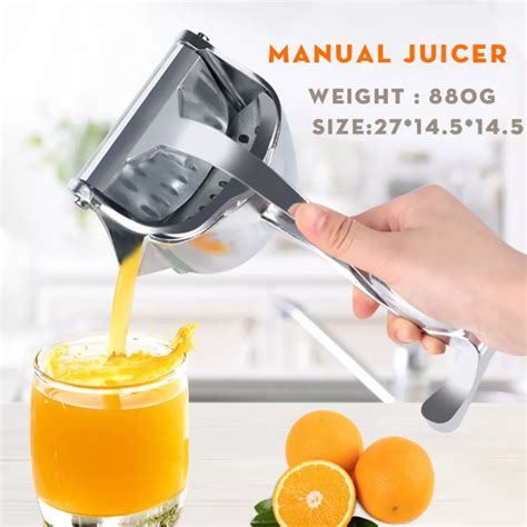 Manual Lemon Juicer Acrylic Manual Lemon Slice Squeezer Portable