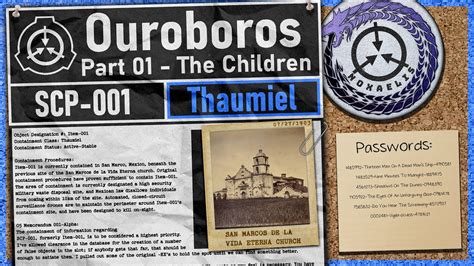 Scp 001 Ouroboros Part 01 The Children Thaumiel Youtube