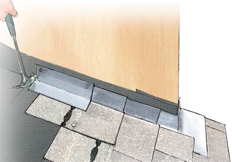installing step flashing to prevent roof leaks fine homebuilding building trade building a