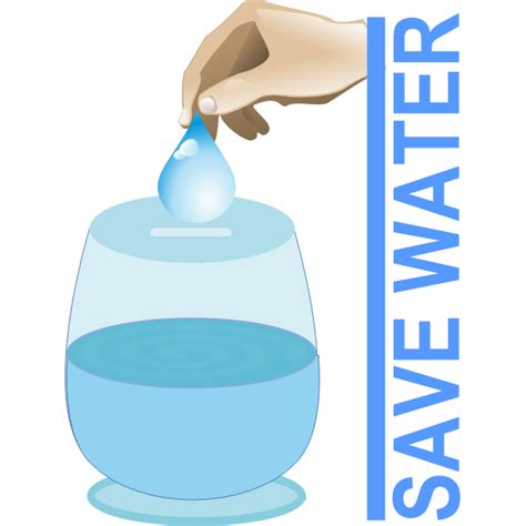 Save Water Vector Illustration Free Svg