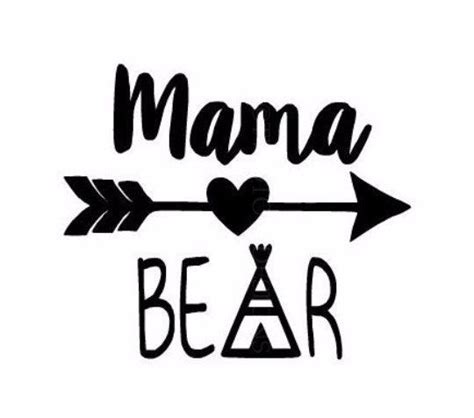 Personalized Ts By Magic Woodshop By Magicwoodshop Mama Bear Decal