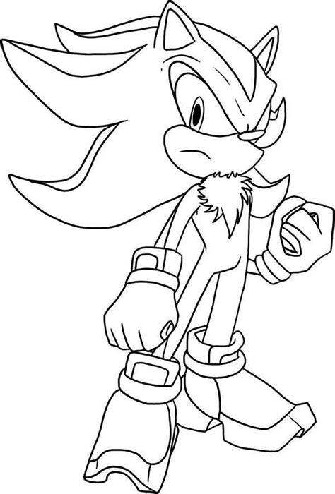 Pin On Sonic The Hedgehog Coloring Page