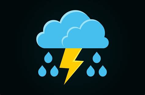 Download Thunder Storm Lightning Royalty Free Stock Illustration Image