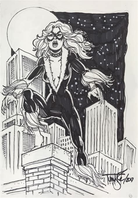 Black Cat By Tom Lyle In Stephen Davidsons Commissions Black Cat