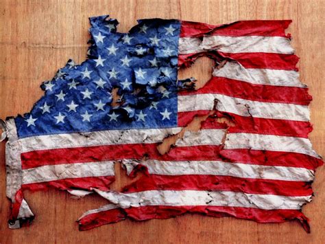 Worn American Flag Wallpaper