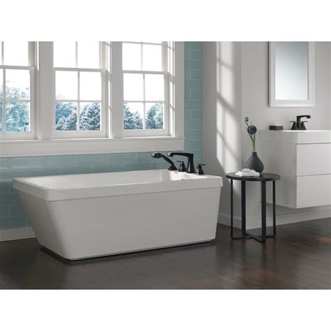 Discover the perfect bathtub today! Delta Byron 60" x 32" Freestanding Soaking Bathtub | Wayfair