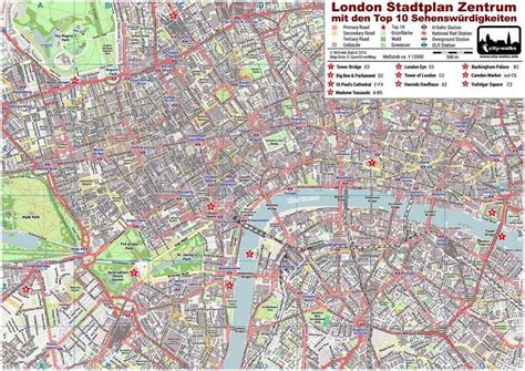 London Zentrum Stadtplan Kostenloser Pdf Download