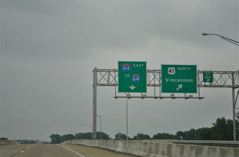 Former Interstate 164 North Aaroads Indiana