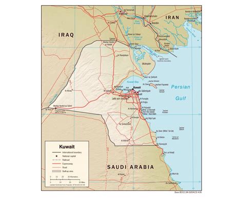 Maps Of Kuwait Collection Of Maps Of Kuwait Asia Mapsland Maps