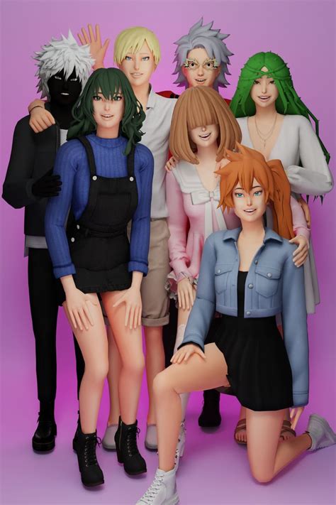 Sims 4 Cc Zhaojun Idol Set Simfileshare Sims 4 Anime Sims Sims 4 Cc
