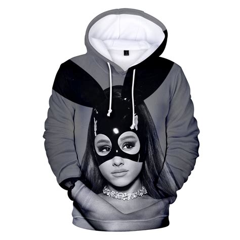 Ariana Grande 3d Printed Hoodies High Quality Xxxxl Custom Logo
