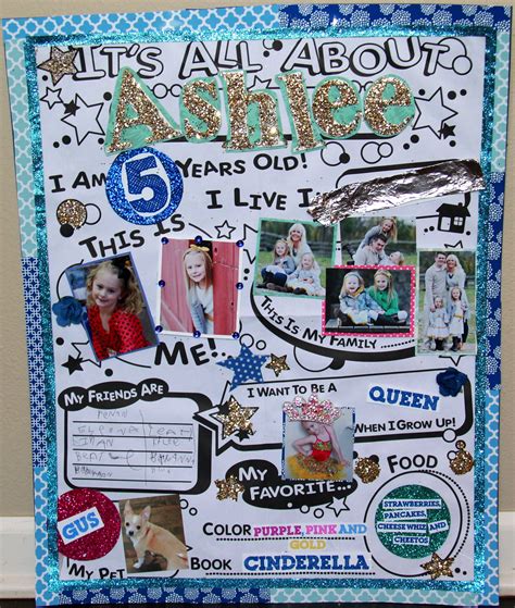 All About Me Poster All About Me Poster All About Me Preschool