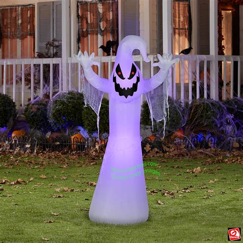 5 Gemmy Airblown Inflatable Halloween Black Light Ghost Ghoul