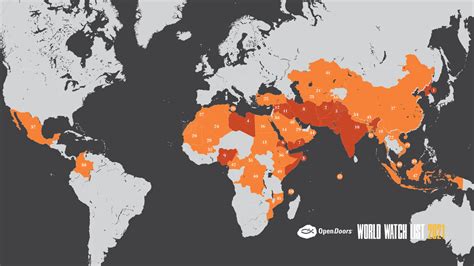 The 50 Countries Where Its Most Dangerous To Follow Jesus News And Reporting