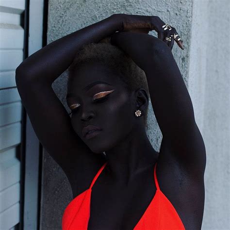Meet The Beautiful Sudanese Model Nicknamed The Queen Of The Dark