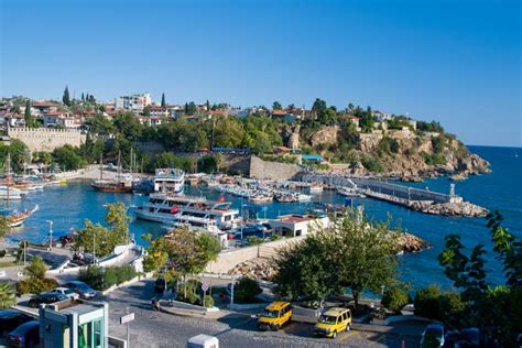 Vue Au Vieux Port à Antalya Turquie Image Stock Image 11302487