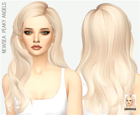 Sims 4 Hairs Miss Paraply Newsea`s Peaky Angels Hair Retextured 612