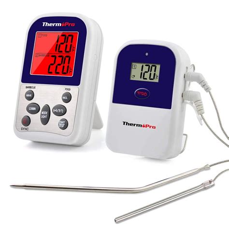 Thermopro Tp12 Wireless Meat Thermometer For Grilling Oven Smoker Bbq
