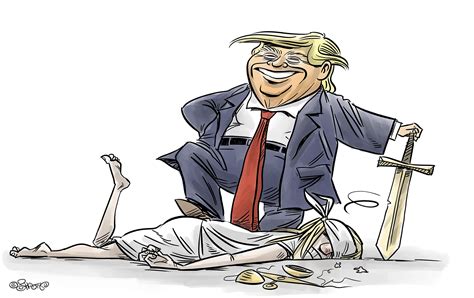 Cartoons President Trumps Post Impeachment Rise And Revenge