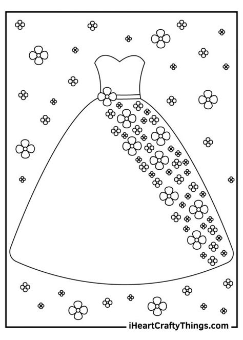Dress Coloring Pages 100 Free Printables