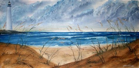 Watercolor Paintings Art By Derek Mccrea Large Beach