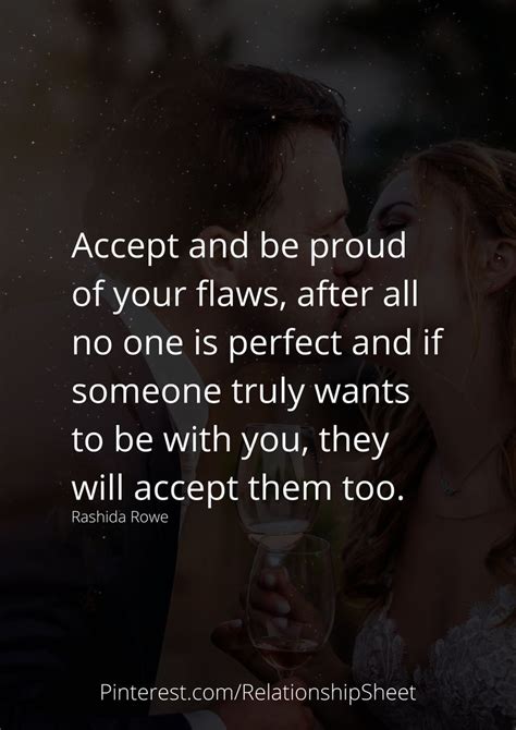 Accept And Be Proud Of Your Flaws